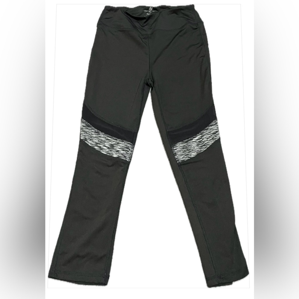 ADRIENNE VITTADINI sport Capri black leggings size S Ex Cond - Picture 2 of 5